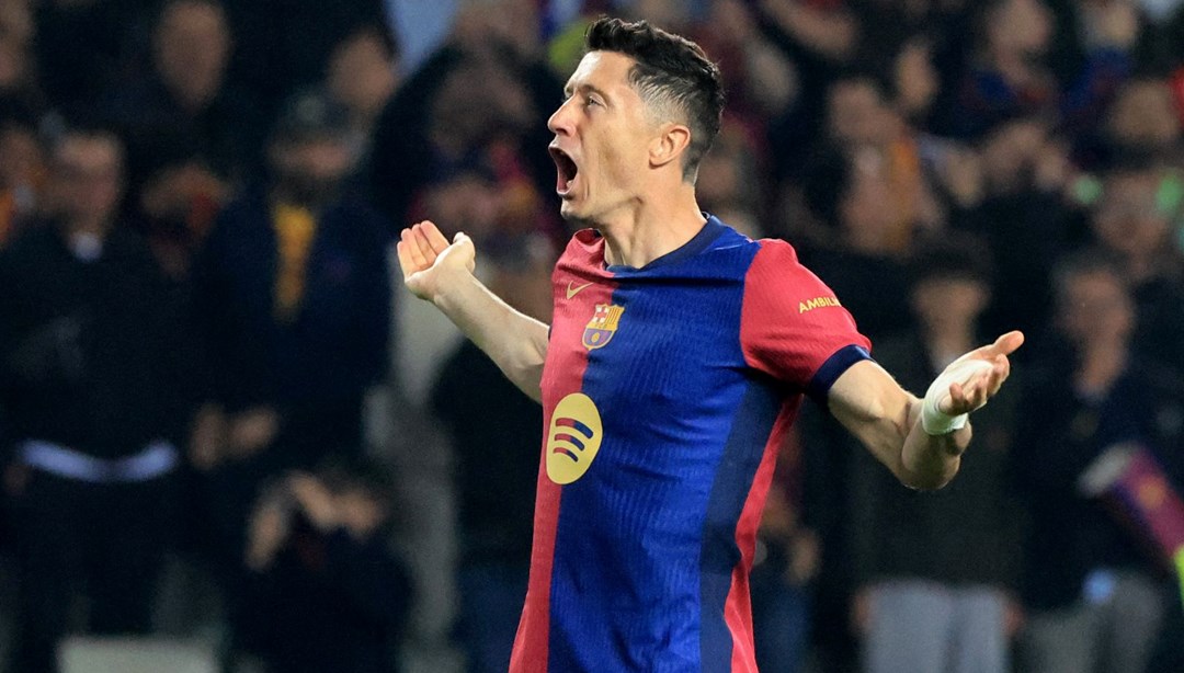 36 yaşındaki Lewandowski yıldızlaştı Barcelona ezip geçti (Şampiyonlar Ligi'nde gecenin sonuçları)