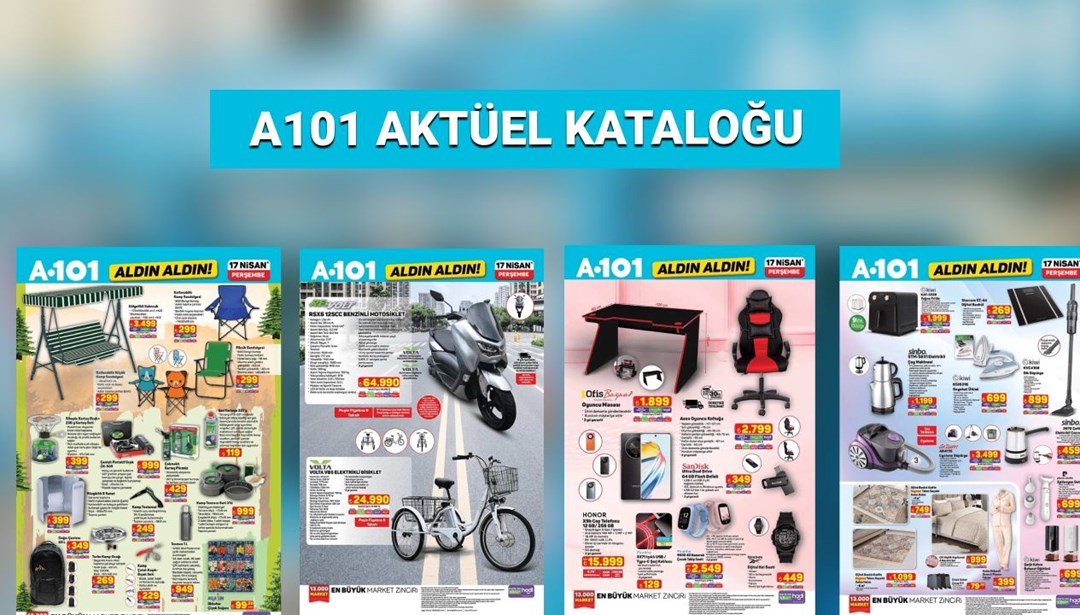 A101 Aktüel Kataloğu 17-24 Nisan indirimleri: Beyaz eşya, yatak, küçük ev aletleri geliyor