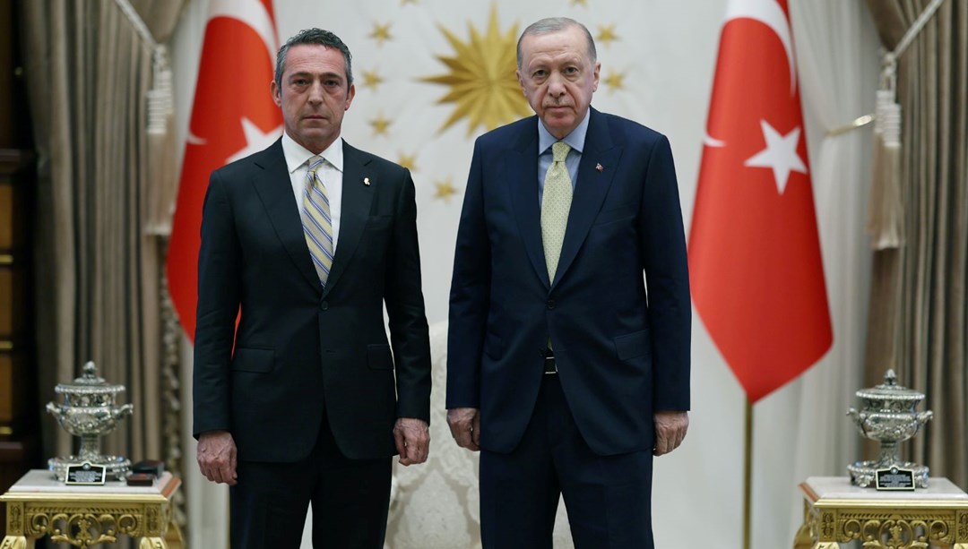 Cumhurbaşkanı Erdoğan, Fenerbahçe Başkanı Koç'u kabul etti