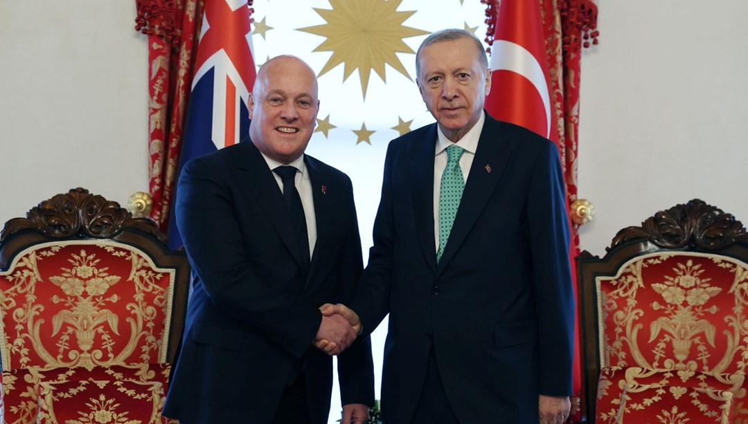 Cumhurbaşkanı Erdoğan, Yeni Zelanda Başbakanı Luxon’u kabul etti