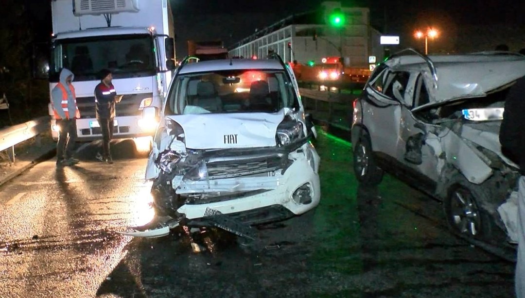 İstanbul'da zincirleme kaza