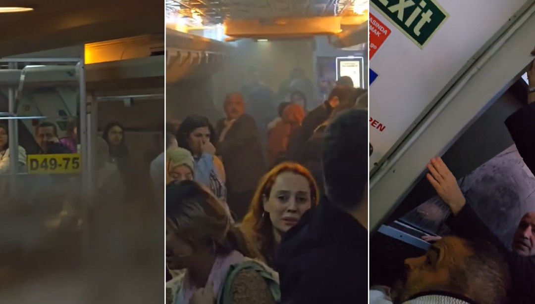 İstanbul'dan kalkan deniz otobüsünde kabus gibi gece: Dev dalgalar, duman ve panik!
