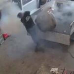 Kaynak yapılan yakıt deposu patladı, ölümden döndü