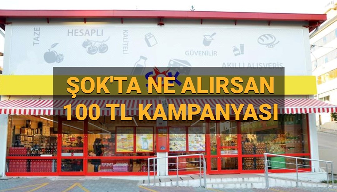 ŞOK 23 Nisan aktüel ürünler kataloğu: “Ne Alırsan 100 TL” kampanyası raflara geliyor