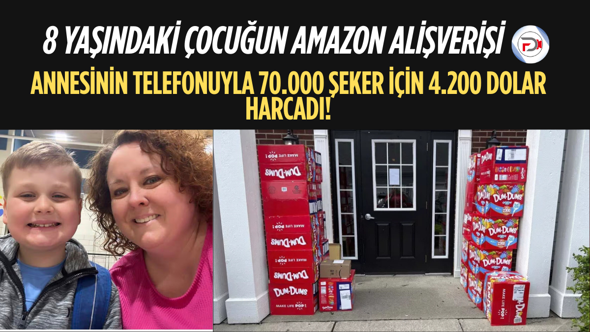 8 Yaşındaki Çocuğun Amazon Kazası: Annesinin Telefonuyla 70.000 Şeker İçin 4.200 Dolar Harcadı!