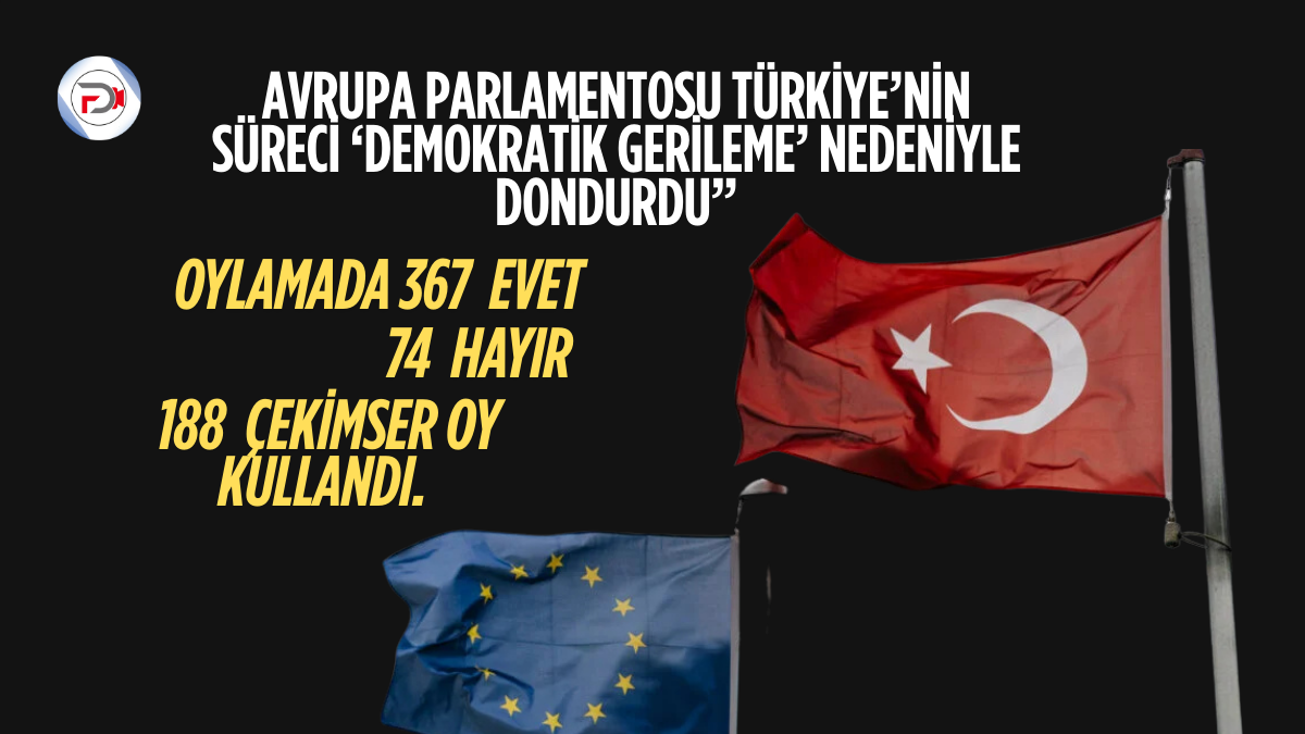 “AB Müzakereleri Askıda: Avrupa Parlamentosu Türkiye’nin Süreci ‘Demokratik Gerileme’ Nedeniyle Dondurdu”