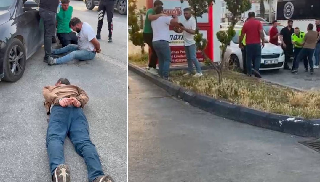 Alkollü sürücü ile arkadaşları polise saldırdı