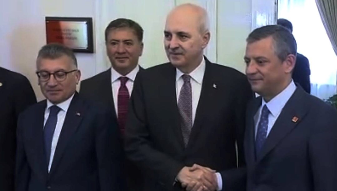 TBMM Başkanı Numan Kurtulmuş'tan CHP'ye ziyaret