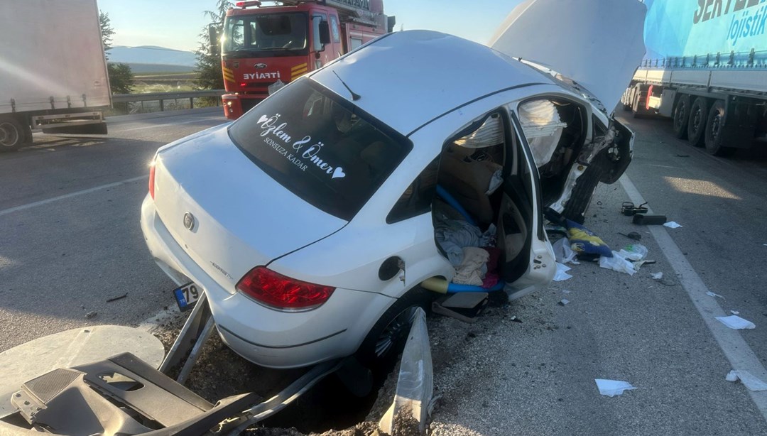 Afyonkarahisar'da feci kaza: Üsteğmen öldü, eşi yaralandı