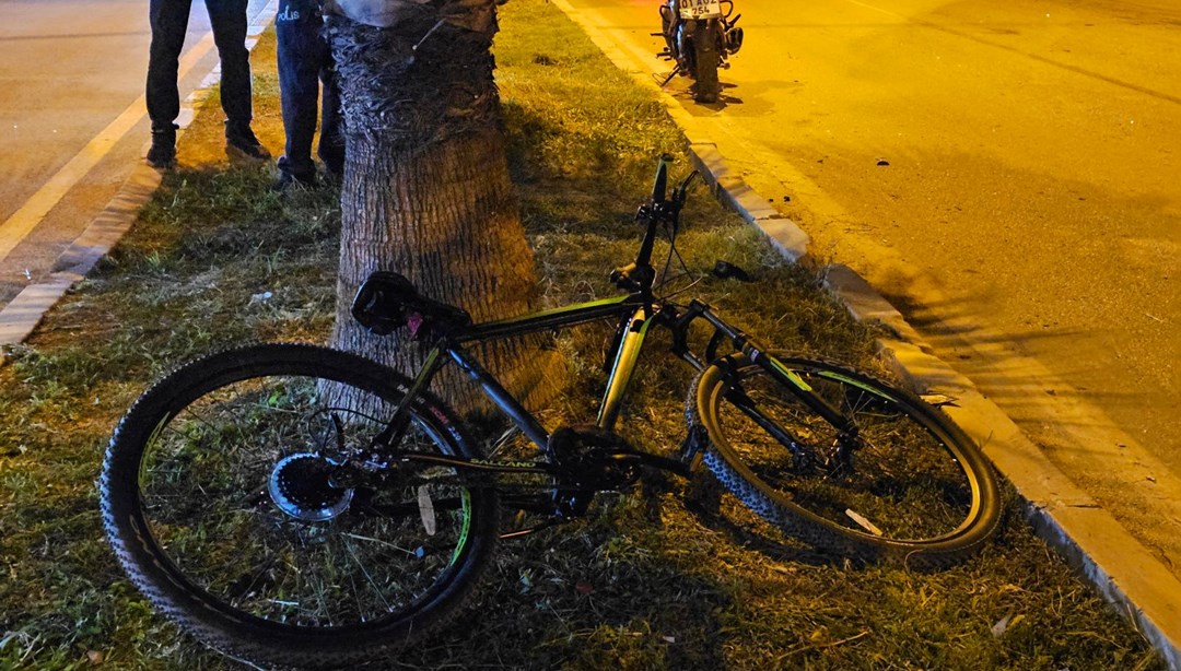 Yaya geçidinden geçen bisikletliye motosiklet çarptı: 1 ölü