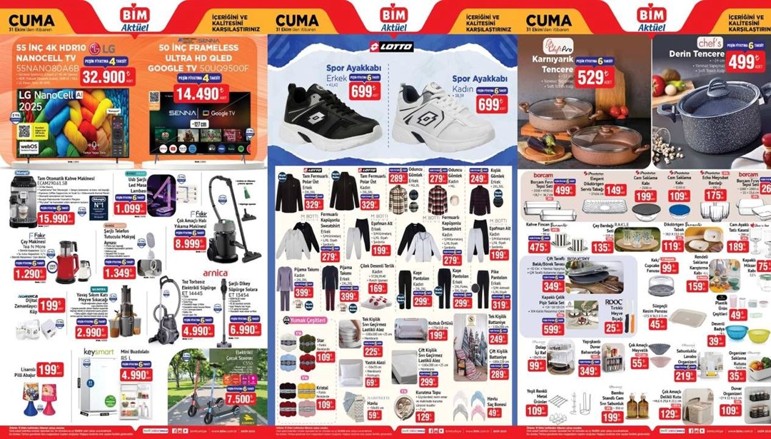 BİM 31 Ekim aktüel ürünler kataloğu 2025: Meyve sıkacağı, masa lambası, çay makinesi, mini buzdolabı ve scooter geliyor