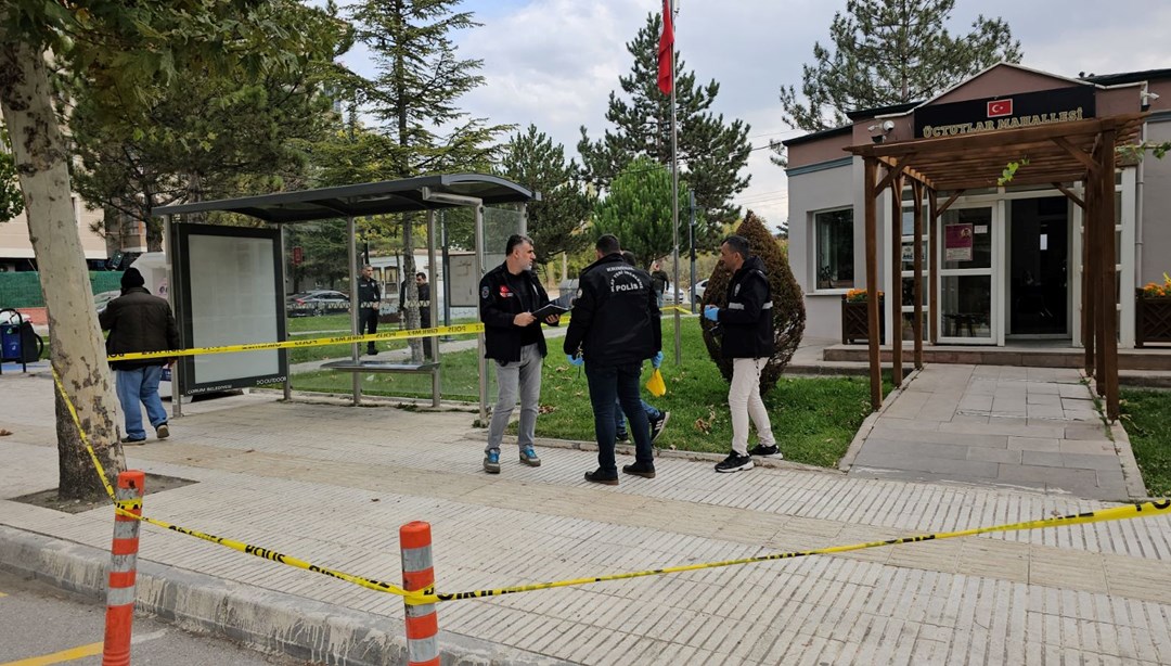 Çorum'da muhtarlığa silahlı saldırı