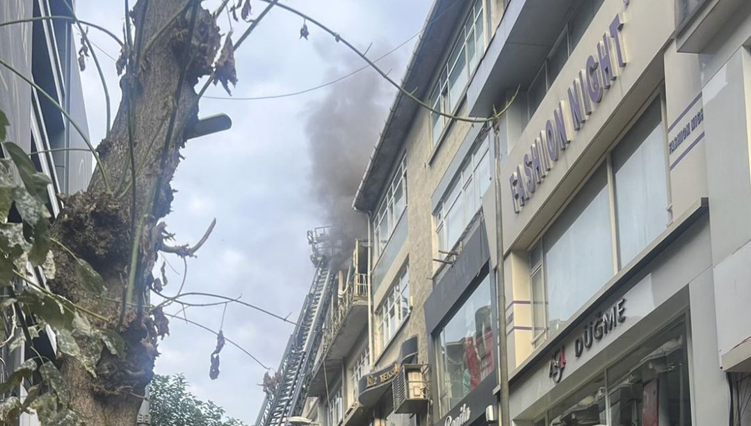 Şişli'de can pazarı: Yangında can verdi