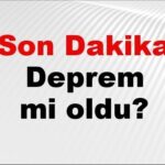 Son dakika Kahramanmaraş'ta deprem mi oldu? Az önce deprem Kahramanmaraş'ta nerede oldu? Kahramanmaraş deprem Kandilli ve AFAD son depremler listesi 31 Ekim 2025
