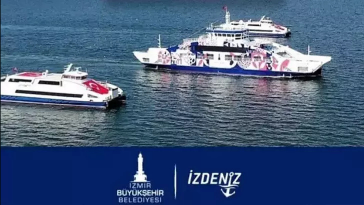 İzmir’de feribot seferleri iptal edildi