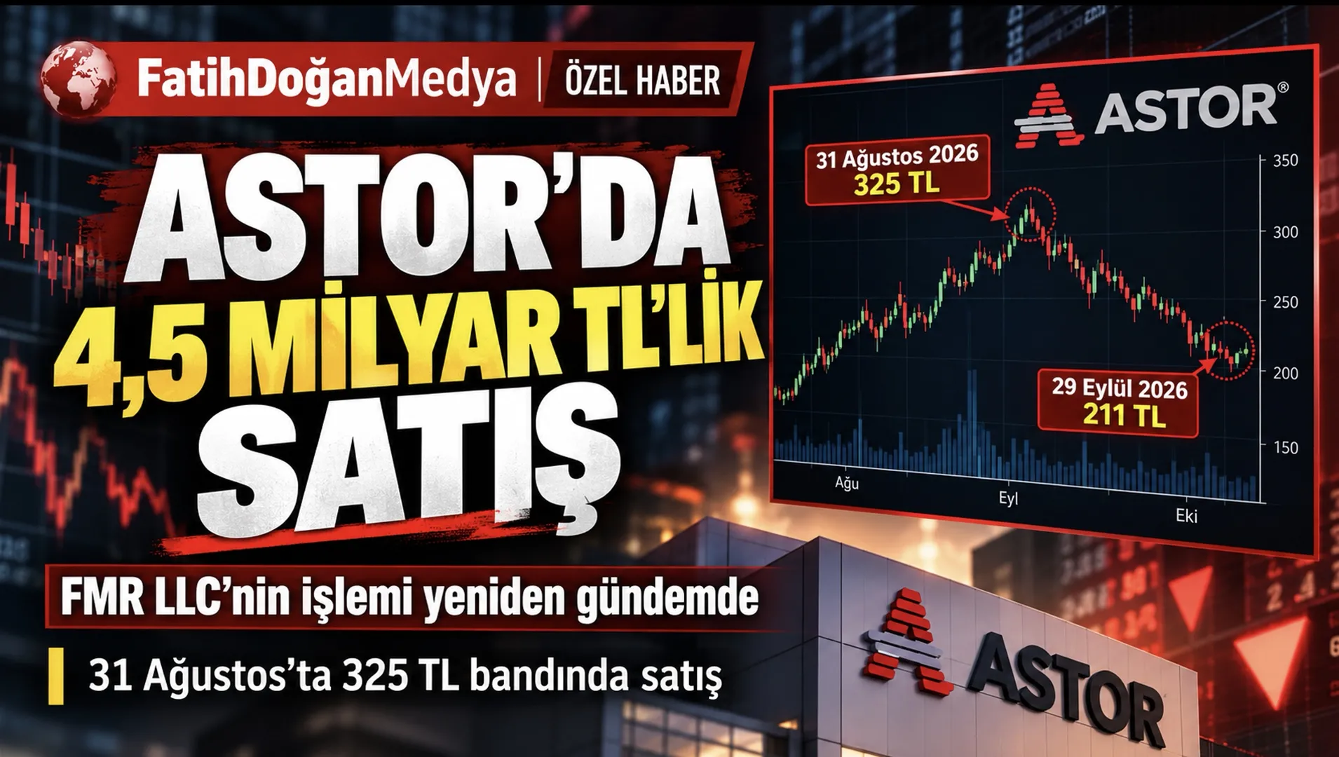 ASTOR’da 4,5 milyar TL’lik FMR satışı gündemde: KAP kaydı ne söylüyor?