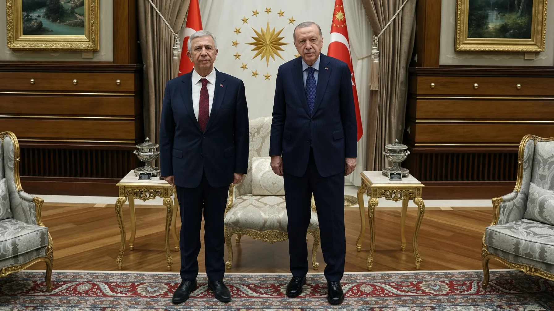 Cumhurbaşkanı Erdoğan, Ankara Büyükşehir Belediye Başkanı Mansur Yavaş’ı Beştepe’de Kabul Etti